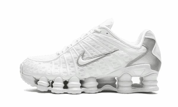 Shox TL Blanc Argent Métallique Max Orange