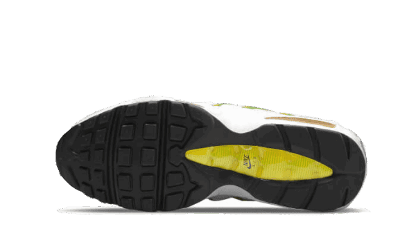 Air Max 95 Essential White Green Apple Tour Yellow - Imagen 3