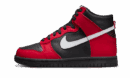 Dunk High Nero Rosso