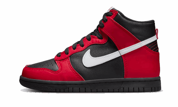 Dunk High Nero Rosso