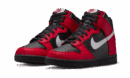 Dunk High Nero Rosso