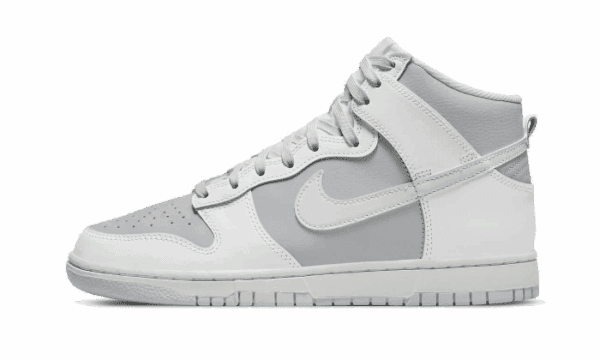 Dunk High Retro Gris Blanc