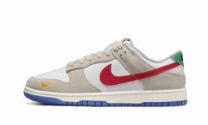 Dunk Low Light Iron Ore Red Blue