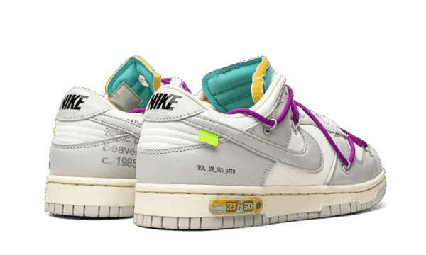 Dunk Low Off-White Lot 21 - Image 3