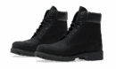 6" Premium Waterproof Boot Black Nubuck
