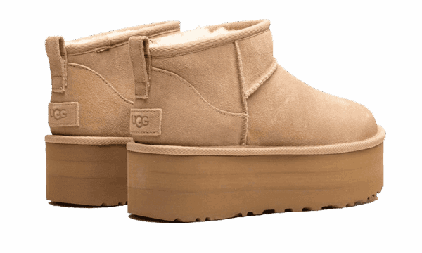 Classic Ultra Mini Platform Boot Sand - Image 3