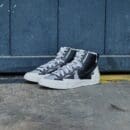 Blazer Mid Sacai Negro Gris