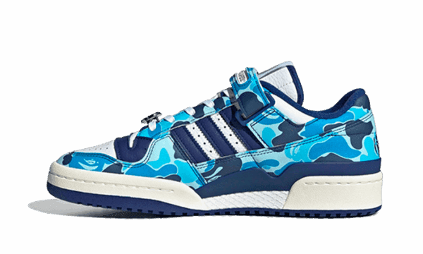 Forum 84 Low Bape 30th Anniversary Blue Camo