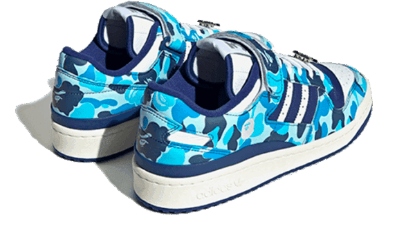 Forum 84 Low Bape 30th Anniversary Blue Camo - Image 3