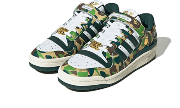 Forum 84 Low Bape 30th Anniversary Green Camo - Image 2