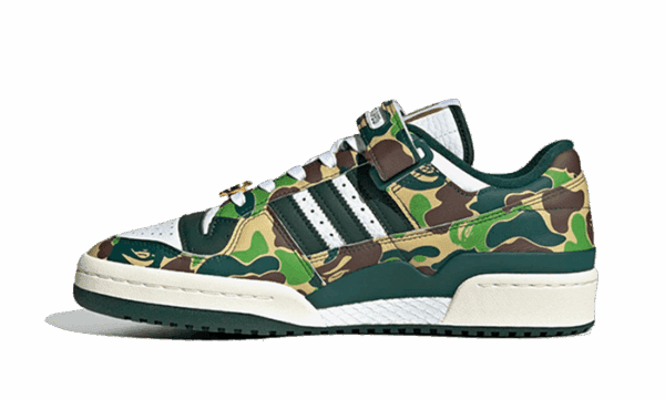 Forum 84 Low Bape 30th Anniversary Green Camo