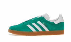 Gazelle Court Verde Calzado Blanco