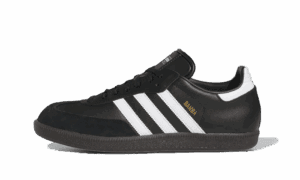 Samba in pelle nero bianco