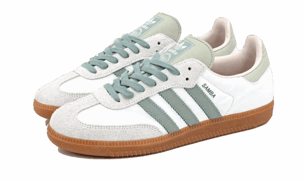 Samba OG Cloud White Silver Green - immagine 2