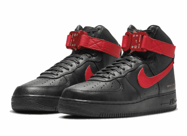 Air Force 1 High Alyx Black University Red - Image 2