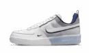 Air Force 1 Low React Split Bianco Foto Blu