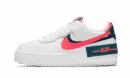 Air Force 1 Shadow Blanco Dark Teal Solar Rojo