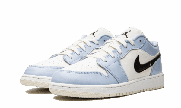 Air Jordan 1 Low Ice Blue Black – Image 2