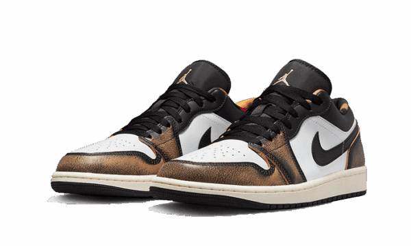 Air Jordan 1 Low SE Orange Wear-Away - Image 2