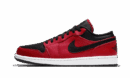 Air Jordan 1 Low Reverse Bred Pebbled Swoosh