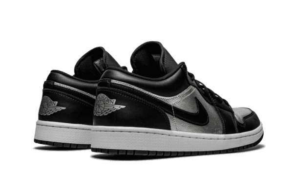Air Jordan 1 Low SE Black Metallic Silver - Image 3