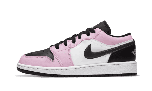 Air Jordan 1 Basso Bianco Luce Rosa Artico