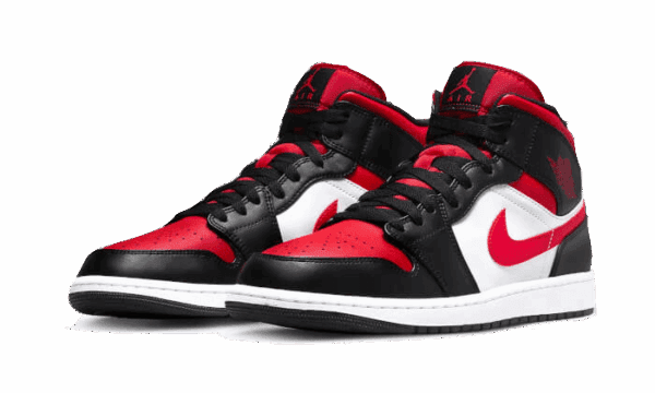 Air Jordan 1 Mid Alternate Bred Toe - Imagen 2