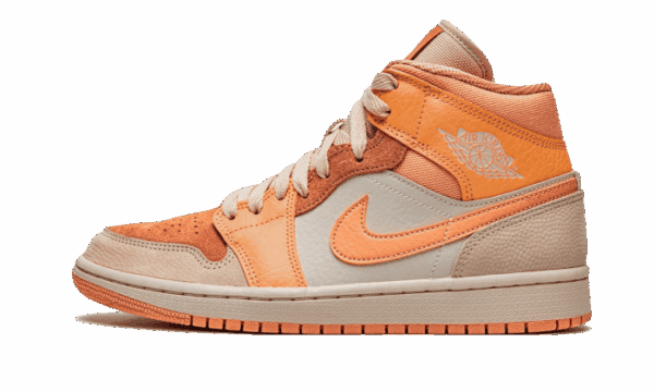 Air Jordan 1 Mid Apricot Orange