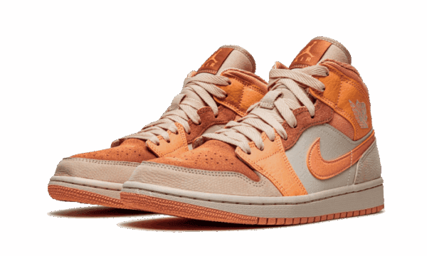 Air Jordan 1 Mid Apricot Orange - Image 2