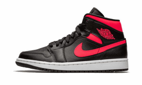 Air Jordan 1 Mid Black Siren Red