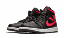 Air Jordan 1 Mid Black Siren Red