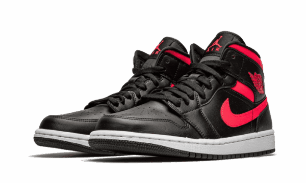 Air Jordan 1 Mid Black Siren Red – Image 2