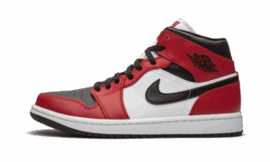 Air Jordan 1 Mid Chicago Black Toe