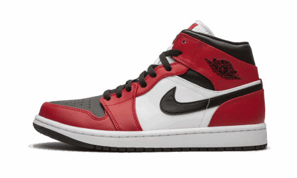 Air Jordan 1 Mid Chicago Black Toe