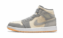 Air Jordan 1 Mid Latte di cocco Particella Grigio