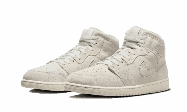 Air Jordan 1 Mid Craft Suede Ivory – Image 2