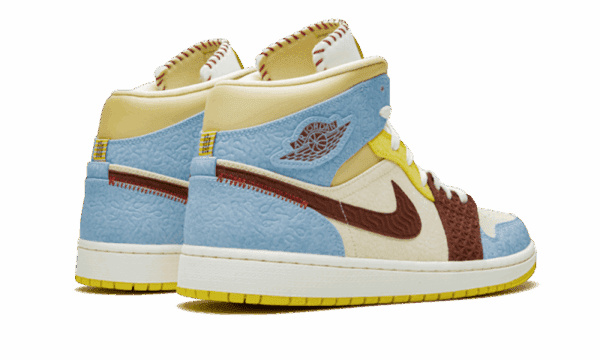 Air Jordan 1 Mid Fearless Maison Château Rouge - immagine 3