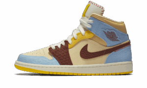 Air Jordan 1 Mid Fearless Maison Château Rouge