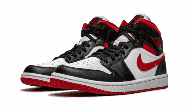 Air Jordan 1 Mid Gym Red Black White - immagine 2