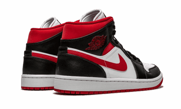 Air Jordan 1 Mid Gym Red Black White - immagine 3