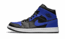 Air Jordan 1 Mid Hyper Royal in pelle bottalata