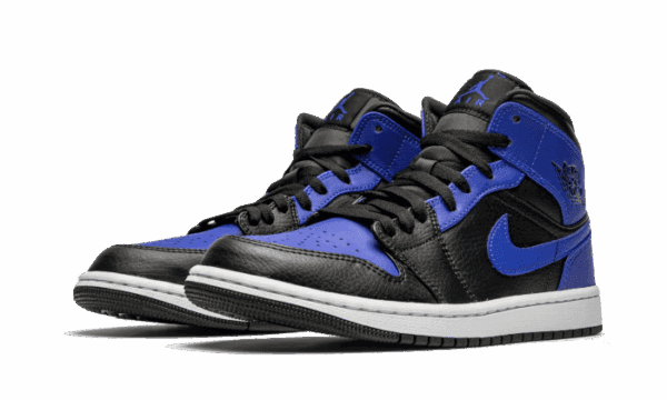 Air Jordan 1 Mid Hyper Royal Tumbled Leather - immagine 2