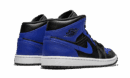 Air Jordan 1 Mid Hyper Royal in pelle bottalata