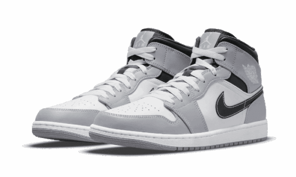 Air Jordan 1 Mid Light Smoke Grey Anthracite - immagine 2