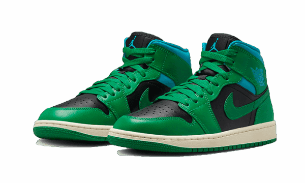 Air Jordan 1 Mid Lucky Green Aquatone - Imagen 2