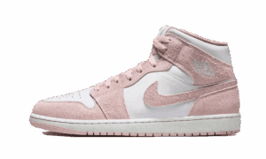 Air Jordan 1 Mid Gamuza Rosa