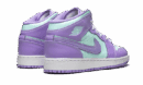 Air Jordan 1 Aqua púrpura medio