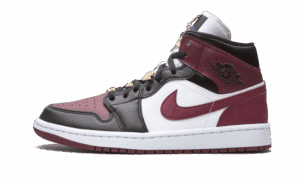 Air Jordan 1 Mid SE Negro Remolacha oscuro