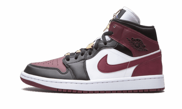Air Jordan 1 Mid SE Black Dark Beetroot