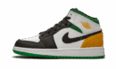 Air Jordan 1 Mid SE Bianco Laser Arancione Verde Fortunato